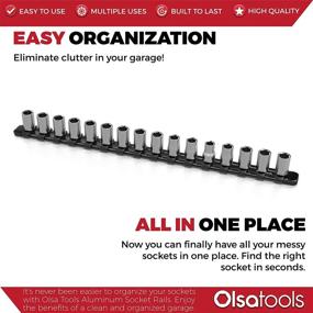 img 3 attached to 🔧 Premium Olsa Tools Aluminum Organizer for Tools & Equipment