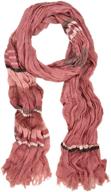 🧣 brown multi striped scarf: elevate your style with premium women's accessories logo