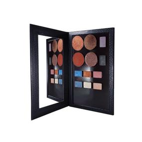 img 1 attached to Allwon Magnetic Palette for Eyeshadow, Lipstick, Blush, and Powder Makeup - Empty Palette with Shatterproof Mirror (Black)