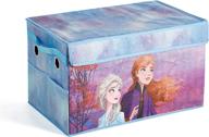 👑 idea nuova disney frozen 2 mini collapsible toy storage trunk - durable & with lid logo