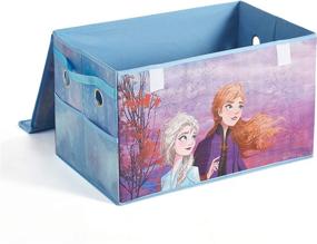 img 1 attached to 👑 Idea Nuova Disney Frozen 2 Mini Collapsible Toy Storage Trunk - Durable & With Lid