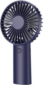 img 4 attached to 🌬️ Portable Handheld Fan, 4000mAh Battery Powered Mini Fan, Extended 6-15 Hours Working Time for Outdoor Activities, Ideal Summer Gifts for Men and Women