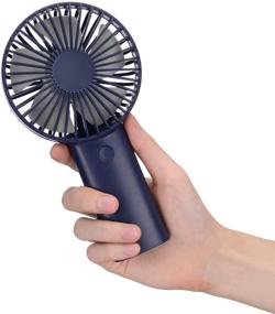 img 3 attached to 🌬️ Portable Handheld Fan, 4000mAh Battery Powered Mini Fan, Extended 6-15 Hours Working Time for Outdoor Activities, Ideal Summer Gifts for Men and Women