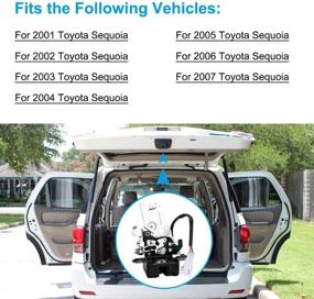 img 2 attached to 🔐 Улучшите безопасность вашего Toyota Sequoia с помощью интегрированного привода замка задней двери и комплекта кабелей TTIIHOT - совместимо с моделями 2001-2007 - замена # 69301-0C010 64680-0C010 931-861