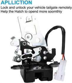 img 1 attached to 🔐 Enhance Your Toyota Sequoia's Security with TTIIHOT Integrated Liftgate Lock Actuator and Cable Assembly - 2001-2007 Model Compatible - Replace # 69301-0C010 64680-0C010 931-861