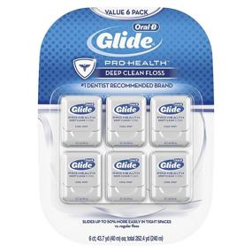 img 4 attached to Pack of 6 Oral-B Pro-Health Deep 🦷 Clean Floss with Mint for Effective Teeth Cleaning