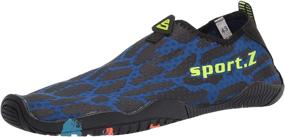 img 4 attached to HEETA Water Sports Barefoot Black_A Women's Shoes and Athletic