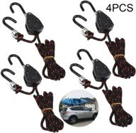 🚣 acronde 1/8" adjustable heavy duty rope hanger - 4pcs set for secure kayak and canoe tie downs логотип