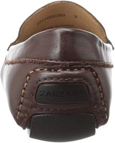 img 2 attached to ZANZARA Picasso Slip Loafer Cognac: Stylish and Comfortable Men's Footwear