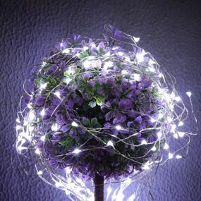 img 2 attached to Stunning LED Multi Strand Fairy Lights: 6.6FT 280 Tree Vine Micro Led Lights - Perfect for Home Party, Holiday, and Christmas Tree Decoration (Cool White)