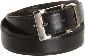 img 2 attached to Black Brown Reversible Swivel Buckle by Dockers