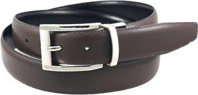 img 1 attached to Black Brown Reversible Swivel Buckle by Dockers