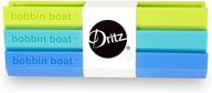 🧵 efficient sewing essentials: dritz boat-3 pack bobbins in vibrant multicolor logo