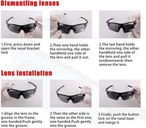 img 1 attached to Xiyalai Polarized Sunglasses Interchangeable Running