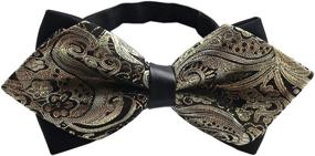 img 1 attached to 👔 Bronze Trendy Vintage Pre Tied Wedding Boys' Accessories and Bow Ties: Elevate Style with Classic Elegance!