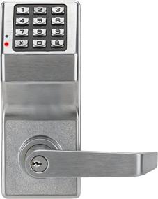 img 3 attached to 🔒 Stay Secure with Alarm Lock DL2700WP26D Trilogy T2 100-User Weatherproof Electronic Digital Keypad Cylindrical Lock Leverset in Satin Chrome Finish