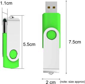 img 1 attached to 🍏 macOS High Sierra 10.13.6 Bootable USB Flash Drive: Full OS Recovery, Upgrade, Reinstall & System Install - 16GB, Green