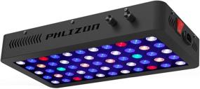 img 4 attached to 🐠 Enhance Your Aquatic Environment with Phlizon 165W Dimmable Full Spectrum Aquarium LED Light: Ideal for Saltwater & Freshwater Fish, Coral Reefs, and Tank Decoration