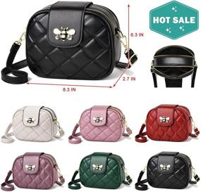img 3 attached to 👜 Stylish and Functional ToLFE Crossbody Triple Pocket Shoulder Women's Handbags & Wallets: A Must-Have Accessory Set!