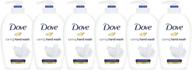 dove caring hand wash 250ml - original scent - pack of 6 - white - safeguard your hands logo