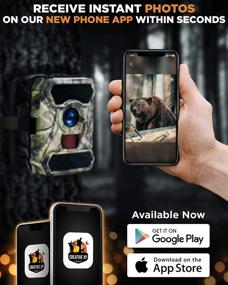 img 3 attached to 2021 CREATIVE XP 4G LTE Cellular Trail Cameras – Outdoor WiFi Full HD Wild Game Camera with Night Vision for Deer Hunting, Security - Wireless Waterproof and Motion Activated – Includes 32GB SD Card (2-Pack)