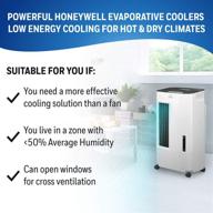 🌀 honeywell 176 cfm indoor evaporative air cooler: stay cool with remote control, white/gray (cs071ae-x2) logo