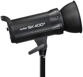 img 1 attached to Мощный свет Godox SK400II 400 Вт студийный стробоскопный моноблок с беспроводной системой X и встроенной модельной лампой - идеально подходит для студийной съемки (крепление Боуэнс)