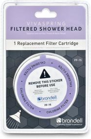 img 1 attached to Enhance Your Shower Experience with VivaSpring FF-15 Replacement Cartridge: Soften Skin and Hair, Certified Filter for 6 Months