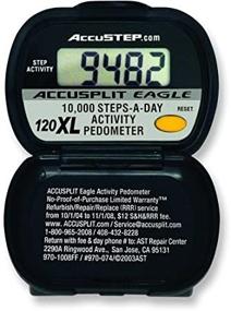 img 2 attached to 🏃 ACCUSPLIT AE120XL - Certified Accurate Pedometer with Steps & Activity Timer