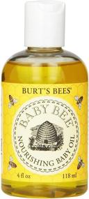 img 4 attached to 🌼 Burt's Bees Baby Bee Nourishing Baby Oil: 4 Fluid Ounce Bottle - Skin-friendly Massage & Moisturization