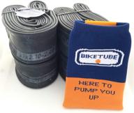 🧦 biketube brand - mountain bike inner tubes 4 pack - high value offer with free tubesock and sticker - choose your size logo