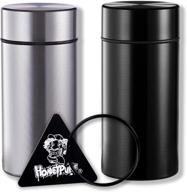 stash jar honeypuff black silver container logo