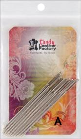 img 1 attached to 🧵 Tandy Leather Stitching Needle 10/pk 1195-00: High-Quality Crafting Needles for Precise Leatherwork
