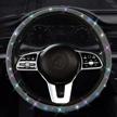 bling steering wheel covers sparkling rhinestones car suv breathable anti-slip universal diamond 14 logo