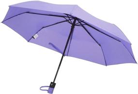 img 4 attached to TAHARI Automatic Compact Umbrella Contour Umbrellas and Folding Umbrellas