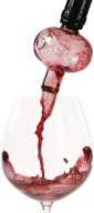 soireehome glass wine aerator - enhances wine flavor 🍷 - gourmet decanter clear - fits all bottles - red/white compatible logo