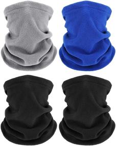 img 4 attached to 🧣 Женская зимняя неотъемлемость: ветрозащитные шарфы для тепла и стиля