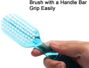 img 2 attached to 🧽 Fingernail Cleaning Brush with Toe Scrub and Grip Handle - Ideal for Home Laundry, Clothes, Shoes, Foot Scrubbing