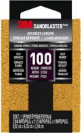 💪 3m пескоструйная губка sandblaster, крупность 100: превосходная абразивная сила для более гладких результатов логотип