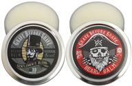 gbs premium bourbon and bay rum beard balm combo logo