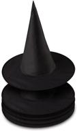 🎃 witch hat halloween costume accessories pack for spooky-themed party decor (set of 8) logo