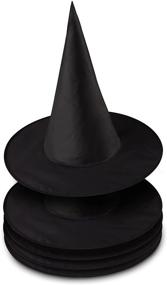 img 1 attached to 🎃 Witch Hat Halloween Costume Accessories Pack for Spooky-themed Party Decor (Set of 8)