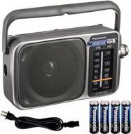 panasonic portable reception indicator batteries logo