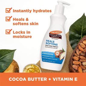 img 2 attached to 🍫 Palmer's Cocoa Butter Formula: Nourishing Daily Skin Therapy Body Lotion, 13.5 fl. oz