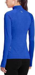 img 3 attached to 🔥 Stay Warm and Stylish with BALEAF Women's Thermal Fleece Half Zip Running Pullover