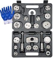 🔧 atp 23pcs heavy duty disc brake caliper tool set and wind back kit: all-in-one solution for brake pad replacement on american, european, japanese makes/models logo