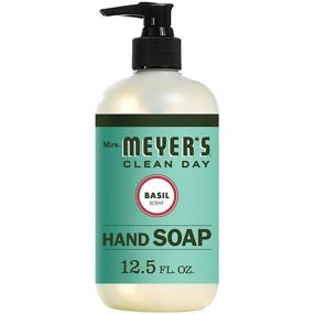 img 4 attached to 🌿 Mrs. Meyer's Clean Day Liquid Hand Soap: Cruelty-Free & Biodegradable with Essential Oils, Basil Scent (12.5oz, Pack of 3)