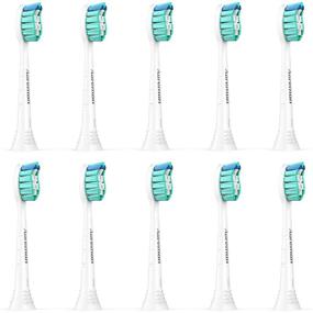img 4 attached to Aoremon 10 Pack Replacement Toothbrush Heads for 🪥 Philips Sonicare HX9023/65 - Enhance Your Dental Care Routine