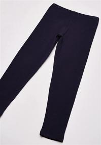 img 3 attached to 👧 Stylish Hanes Little Girls Leggings in Ebony: Premium Girls' Clothing