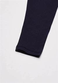 img 1 attached to 👧 Stylish Hanes Little Girls Leggings in Ebony: Premium Girls' Clothing